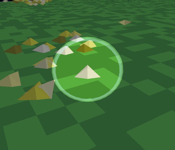 NetLogo Models Library Flocking (Perspective Demo)